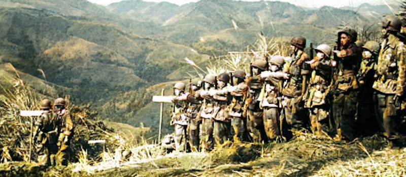 thème airsoft - guerre d'Indochine opération Dien Bien Phu ne répond plus - hommage aux morts