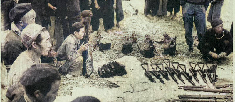 thème airsoft - guerre d'Indochine opération Dien Bien Phu ne répond plus - prises de guerre vietminh