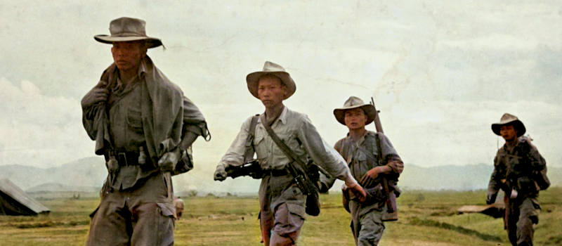 thème airsoft - guerre d'Indochine opération Dien Bien Phu ne répond plus - section de soldats à dien bien phu