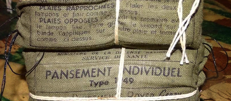 thème airsoft - guerre d'Indochine opération Dien Bien Phu ne répond plus - trousse infirmier militaire