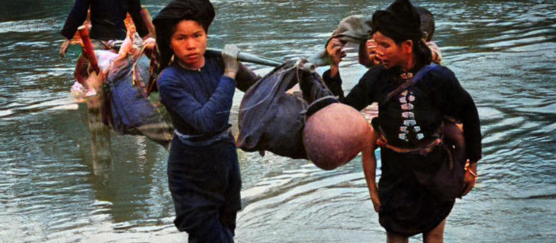 thème airsoft - guerre d'Indochine opération Dien Bien Phu ne répond plus - villageois thai dam déplacés de dien bien phu