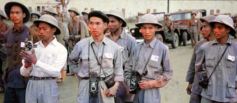 thème airsoft - guerre d'Indochine opération Dien Bien Phu ne répond plus - journalistes dien bien phu